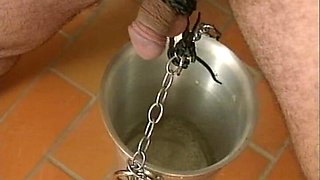 Naughty Neighbor Enjoys Pee Play with Her Man #2