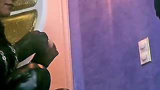 Stina Stone Femdom Spitting Food Crushing Feeding by German Mistress in Leather Gloves Part 1