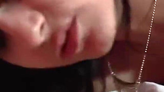 Lovely lesbian babe is eating a wet twat