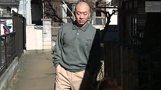 Raunchy asian teen and old man smutty sex scene