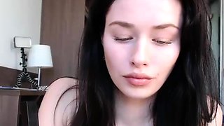 Small titted teen from EU masturbating