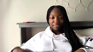 Hot Black Maid Does Some Webcam Black and Ebony