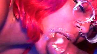 Cute Hairy Red Head Nerdy Takes Huge BBC