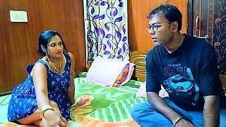 AC Mechanic Fucks Hot Bhabhi's Tight Pussy and Drinks Her Juices - Desi Indian Homemade Sex