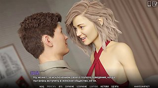 Whore girlfriend, nipple sucking, black stockings