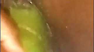 Body massager oiling my big ass and perfect pornstar body.