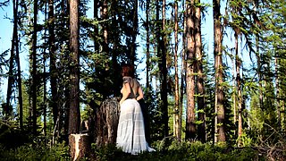 Skinny solo girl erotic masturbation