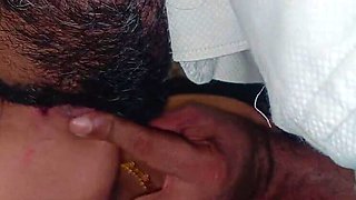Chennai College Teacher Inba Deep Lip Kissing in Bed - Hot Indian Role Play