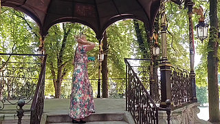Amateur Blonde Mature Wife Enjoys Oral Sex in a Car