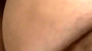 Squeezing My Big Boobs Sucking My Nipples