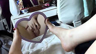 Blonde emo amateur solo masturbation