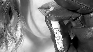 Miss Tina Snua Smoking 1 Cigarette In 1 Minute!