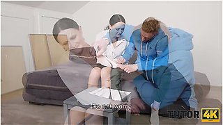 Old Teacher Enjoys The Art Of Lovemaking With Pretty Student 18+ - Martin Spell