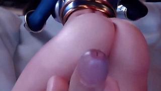 Stepsis Plays with Her Tight Pussy Until She Uses Her Feet to Jerk You off