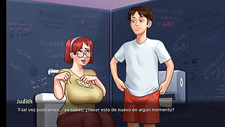 Sex in the bathroom with my classmate in secret