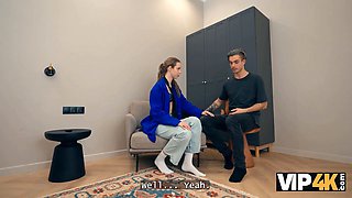 Vip4k. 2 russian nymphomaniacs providing a boy a decent all the way eating
