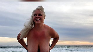 Great Big Boobs On Masturbating Redhead