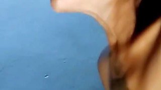 Cougar Sucking Cock - Blowjob with Cum Swallow