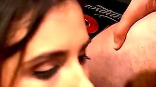 Mega Tits Babe Looking for the Hardest Bukkake!