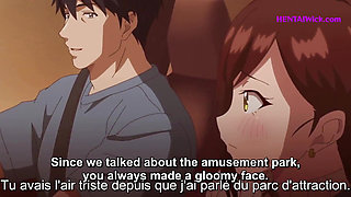Rough Pussy Fingering in Car, He Squirting all Over - Hentai Anime - ENG-FRA Sub