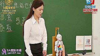 Hot Asian Teacher Fucked A Big Cock Student Instead Of A Lesson - Hot School Teacher Fucks Her Student