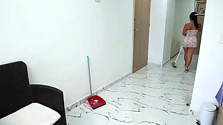 Hot Colombian Neighbor Camila Henao Fucked Doggy Style - Big Ass Amateur Teen Gets Cum in Mouth