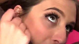Elektra rose cums all over sean michael's big black cock