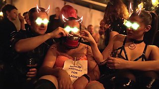 Kinky lesbian BDSM filthy adult clip