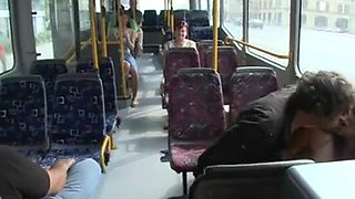 Hot Czech Angel Drilled on Public Bus