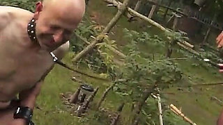 BDSM Male Sex Slaves Getting Whipped by Mistress