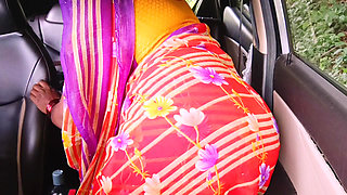 Indian maid car sex Telugu dirty talks.