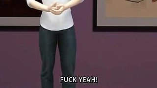 Adventures Of Willy D: Cuckold boyfriend watches his girl losing her virginity with another guy ep 70