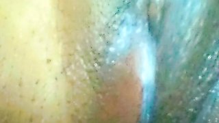 Creamy big pink  clit