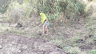 Sexy Komal Peeing on Farm - Desi Village Girl Fucks Hard in HD