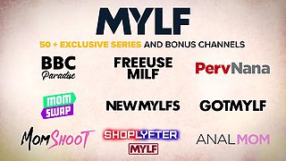 Freeuse milf - hot blonde cougar gets her mature labia fucked hard while spouse is on the same room