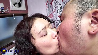 Kanako Domoto Is A Hairy Creampie Loving Housewife Who's Fucking The Guy Next Door - MatureNl