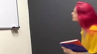 Schoolgirl Seduced the Teacher and Pay with Her Body - Creampie at the End