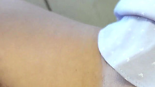 Small Size Hotwife Got Roughly Fucked by Husband Friend in Kitchen!