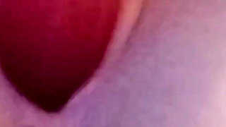 Young Girl with Gorgeous Ass Plays with Dildo