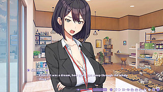 Hentai Game - Summer Clover - Shizuko Masturbation Scene