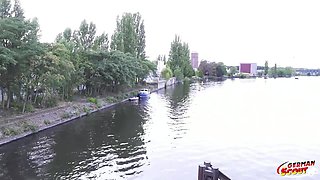 GERMAN SCOUT - First Anal Fuck at Pickup Casting for Big Butt Teen Crystal Richi