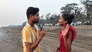 Dive into raw Indian passion with a blogger's outdoor intimate thrill