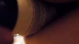 Close up pussy orgasm for toying hottie