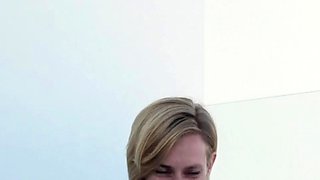 Blonde emo amateur solo masturbation