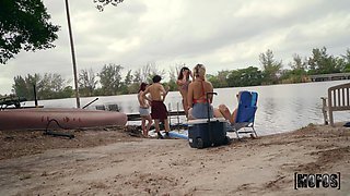 Lacy Tate's Beachside Romance Turns into Public Fiery Bliss