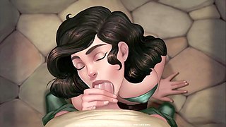 Veteran enjoys wild cartoon hentai action with Joy Stick Cinema