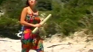 Anne Marie in the beach: Blowjob, Doggy  Cowgirl Porn
