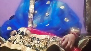 Gujarati bhabhi lehanga chholi fingering her sexy hairy pussy