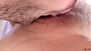 Extreme Close up Clitoris! Eating Squirting Unshaved Wet Pussy
