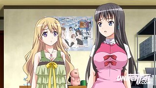 Horny Step Sister Gets Massive Facial - Hentai Anime Blowjob